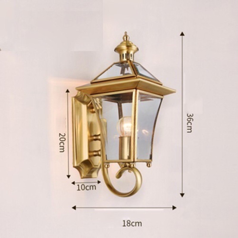 Đèn Tường Đồng Cao Cấp Siêu Bền