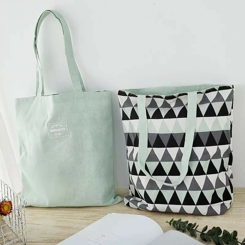 Túi tote canvas 2 mặt