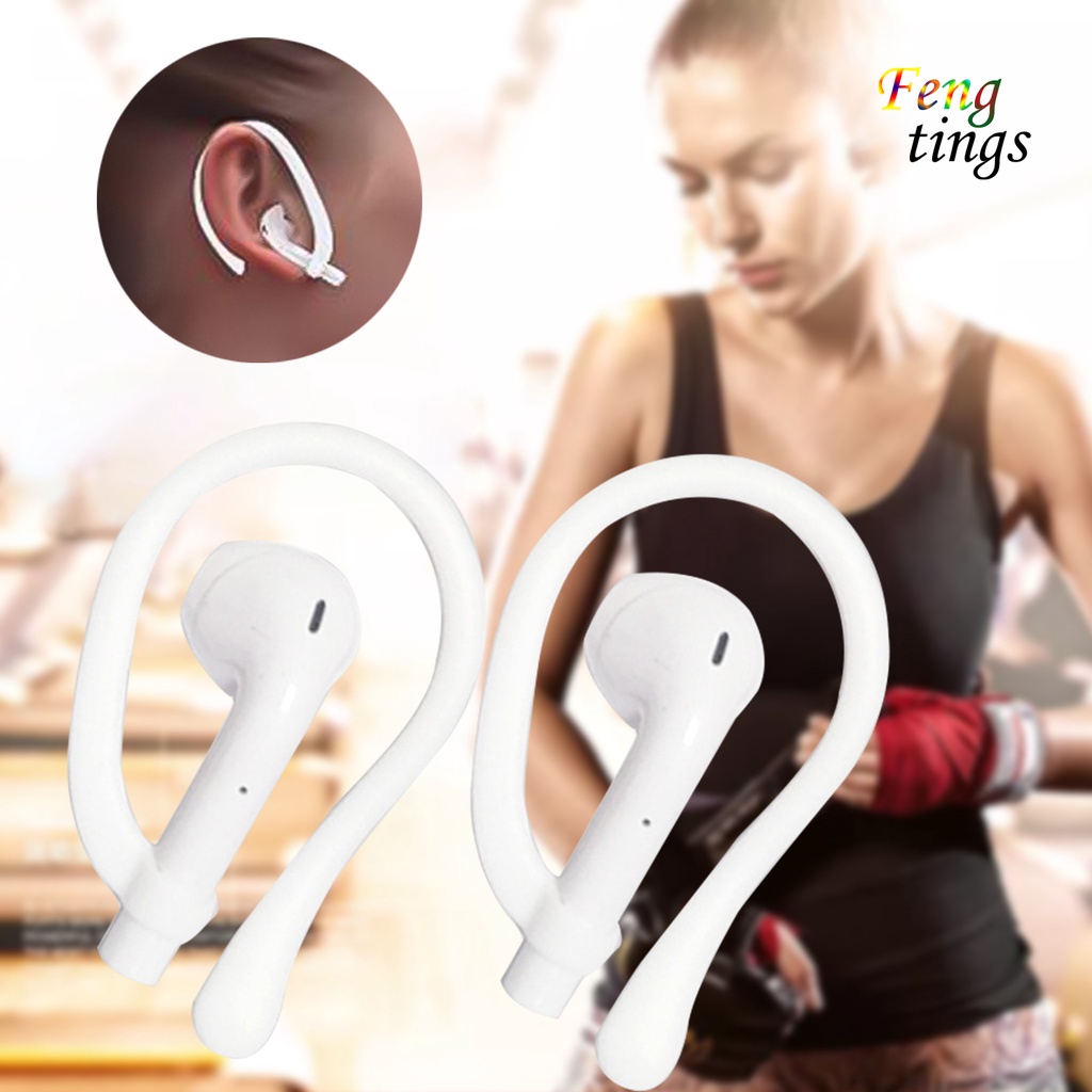 Cặp móc đeo tai mini bằng silicone chống mòn thoải mái cho Airpods 1/ 2/ Pro