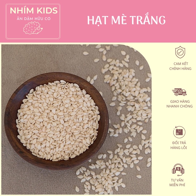 Hạt mè trắng tách vỏ hữu cơ Markal 250g