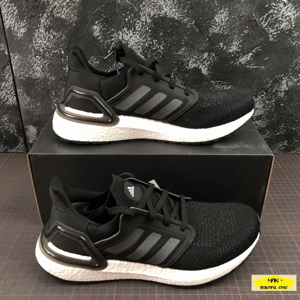 Giày thể thao nam nữ Ultra Boost 6.0 đen vạch xám bản 2020 hot hit, năng động, êm nhẹ