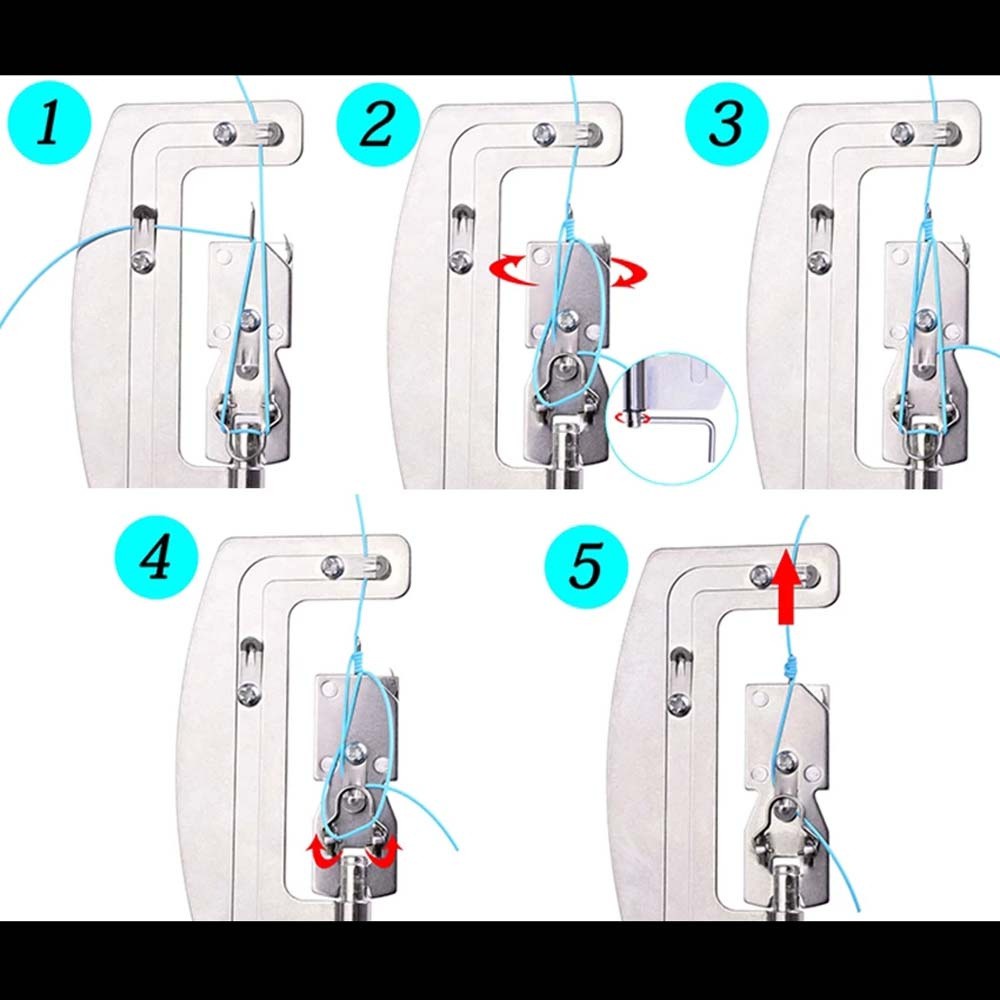 Dụng Cụ Buộc Dây Câu Cá Tự Động Bằng Thép Không Gỉ Nhiều Màu
