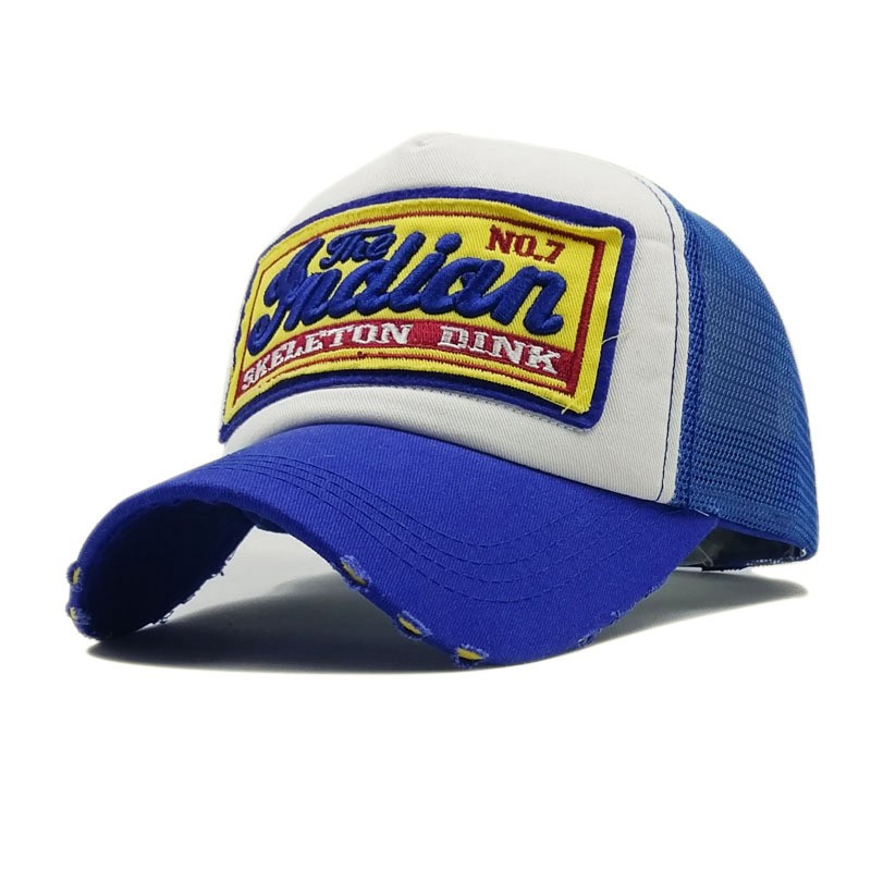 Mũ Lưỡi Trai Vải Cotton Thêu Chữ Trucker Dad Dễ Điều Chỉnh Thời Trang Cho Nam Và Nữ