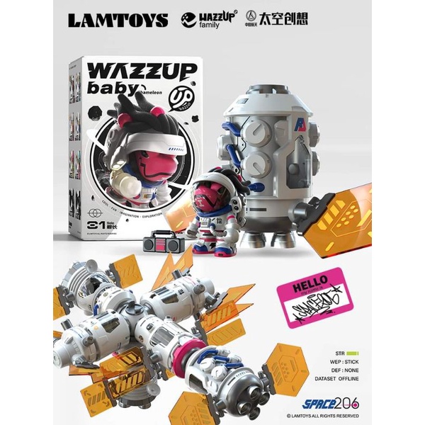 Mô hình Chameleon Wazzup Baby - series Thám hiểm không gian