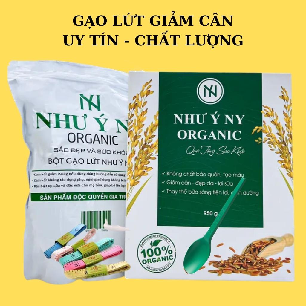 Bột Gạo Lứt Như Ý Oganic Giảm Cân, Lợi Sữa, Sáng Da Đẹp Dáng Tốt Cho Sức Khỏe 800gr