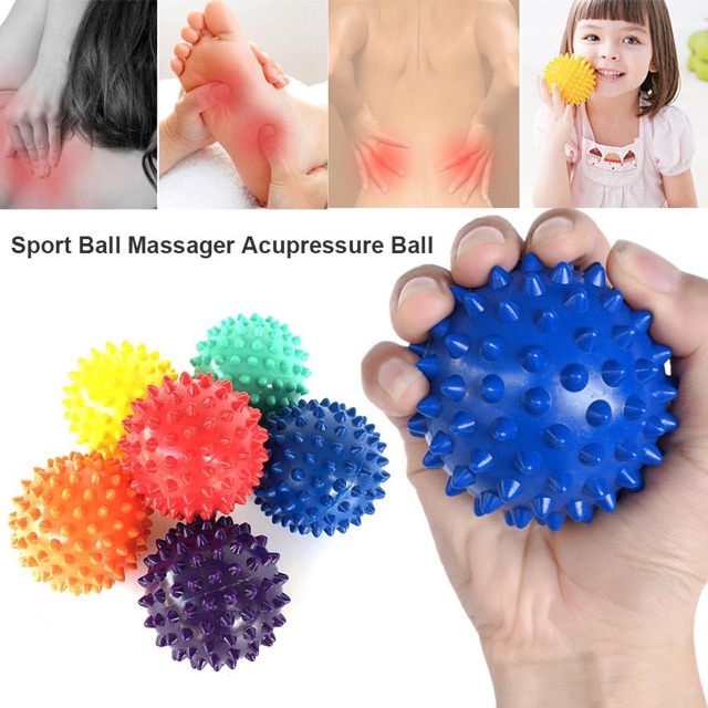 Bóng Gai hỗ trợ massage trị liệu yoga/GYM 6-9cm ( Màu Ngẫu Nhiên)