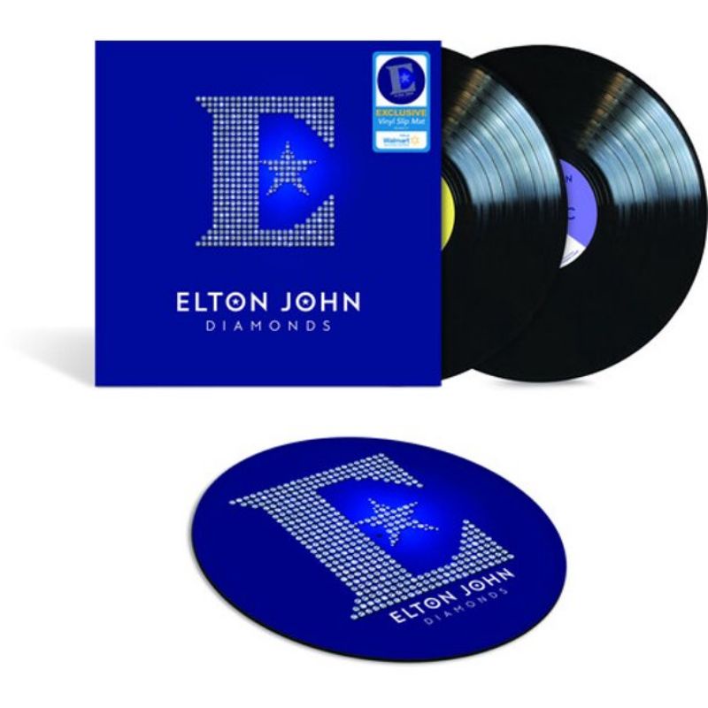 Elton john - diamonds best of exclusive limited black vinyl includes vinyl - ảnh sản phẩm 1