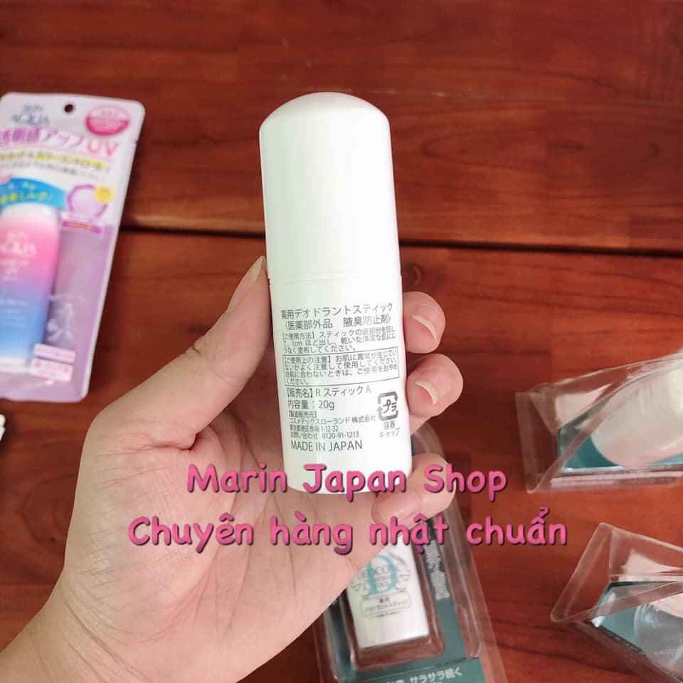 (sale 350k-&gt; 240k)Lăn đá khử mùi Medicated Deoconc Deodorant Stick Nhật Bản mùi hương nhẹ nhàng tươi mới soft stone