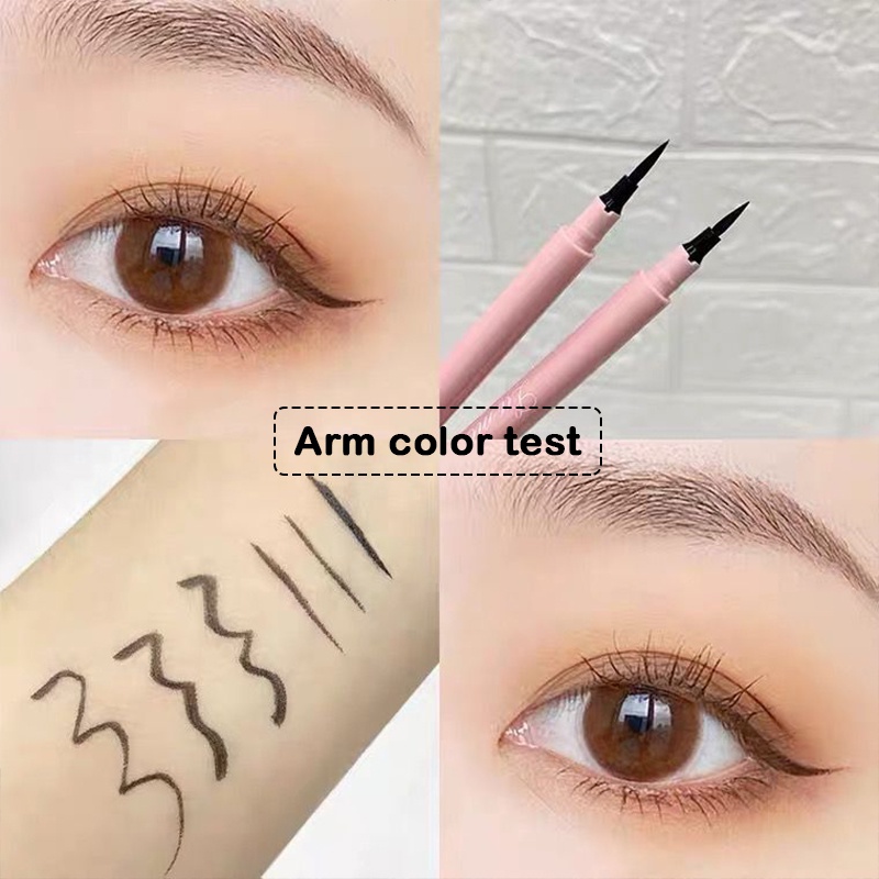 Bút kẻ mắt SUAKE dạng lỏng màu đen nhanh khô lâu trôi 1g