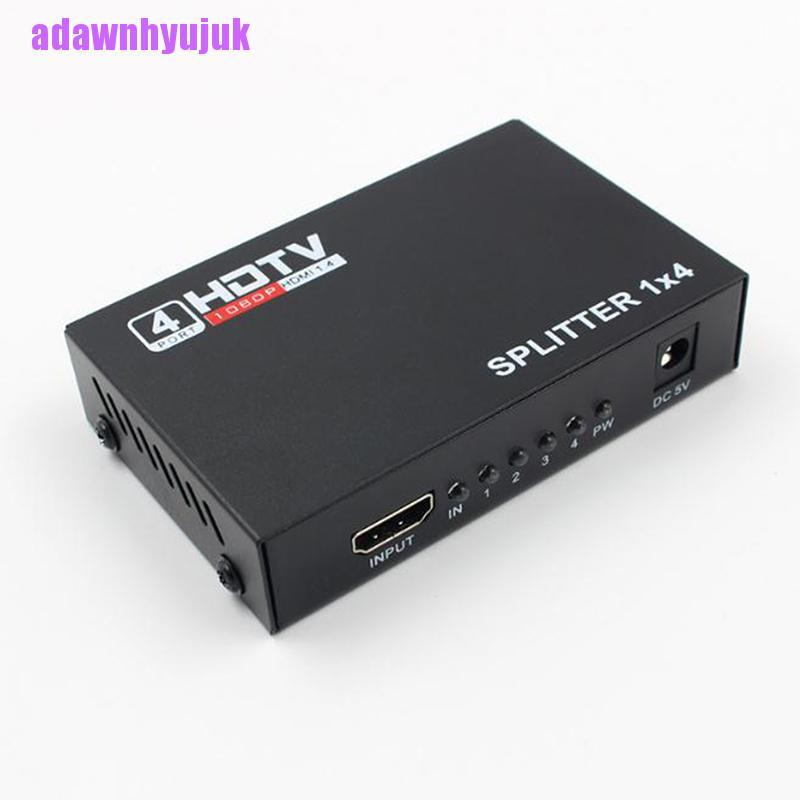 Bộ Chia 4 Cổng Hdmi 1x4 V1.4 3d 1080p 1 Cổng Vào 4 Cổng Ra