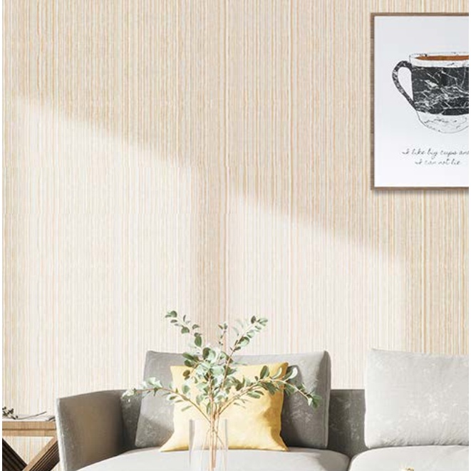 Decal dán tường GÂN VÀNG KEM khổ 60CM (giá 1m dài)