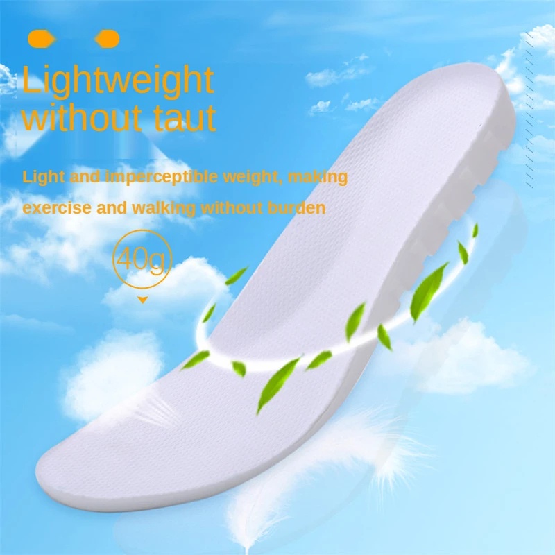 Cặp đệm EVA lót đế giày thể thao dạng lưới siêu nhẹ thoáng khí thấm hút mồ hôi đàn hồi cho nam và nữ