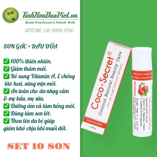 Set 10 SON DẦU DỪA TINH CHẤT GẤC COCO SECRET