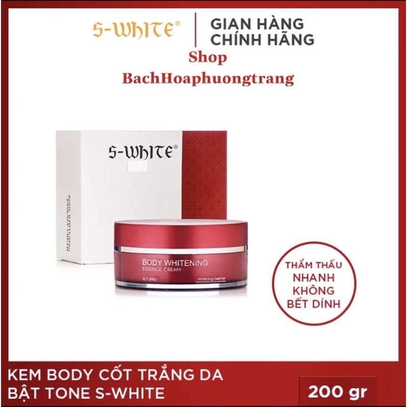 Kem dưỡng trắng da body cốt Swhite (Date mới 2022)