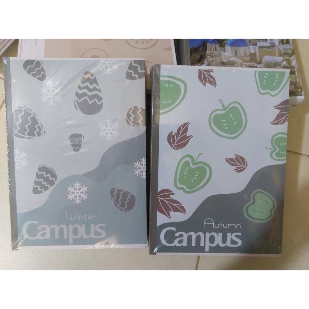 Vở Kẻ Ngang Campus  Four Season– 120 Trang, Định Lượng 58 ~ 65g/m2, Gáy Dán