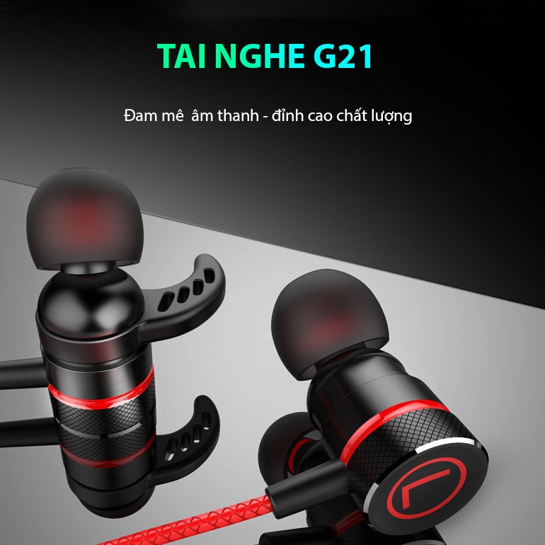 Tai nghe chơi game cho điện thoại MEMO G21 có mic âm thanh vòm nghe tiếng chân FF PUBG Tốc chiến - Hàng Chính Hãng