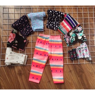 Freeship 99k tq_set 5 quần legging bé gái