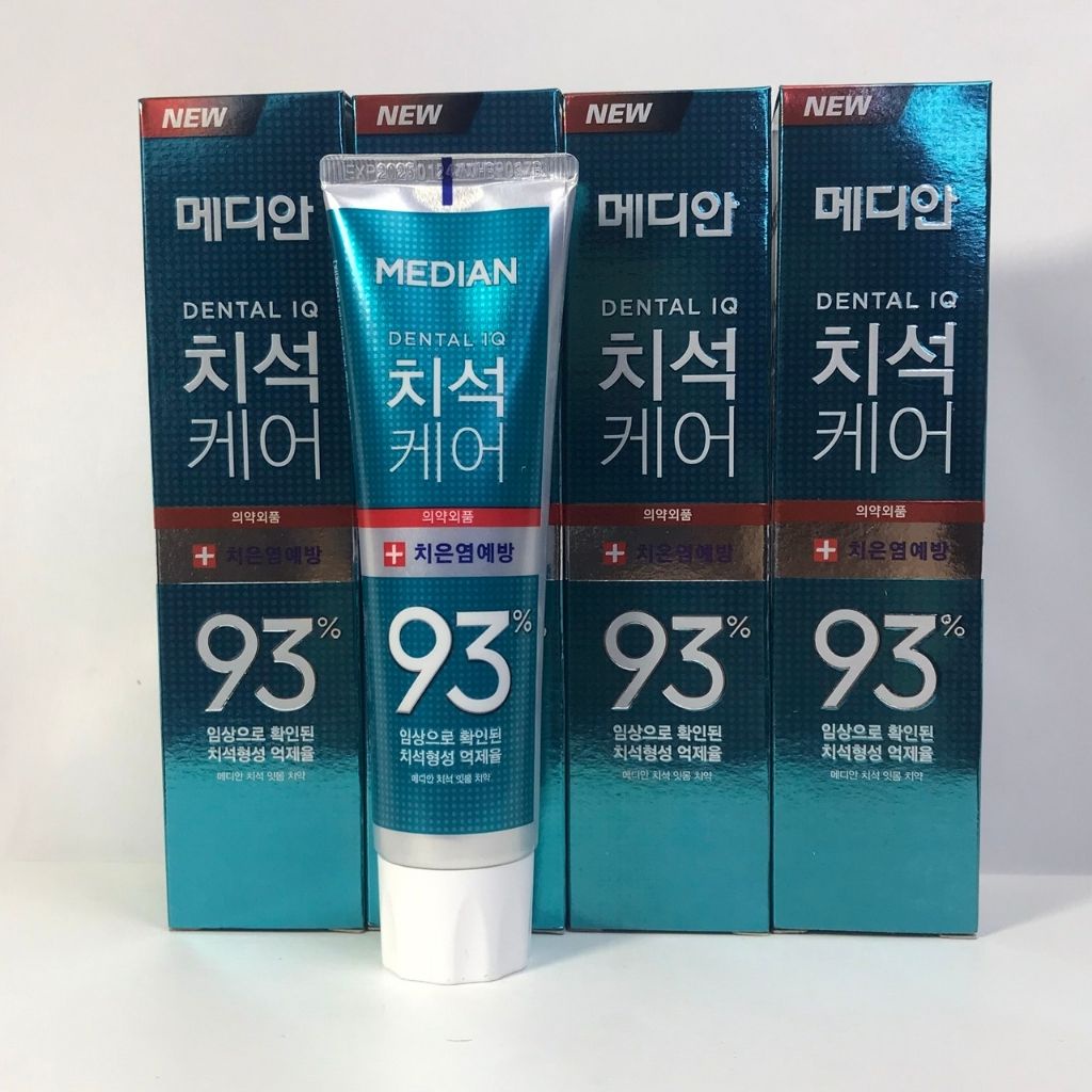Kem Đánh Răng 93 Hàn Quốc – Median Dental IQ 93% 120Gr – Trắng Răng Tự Tin Giao Tiếp.