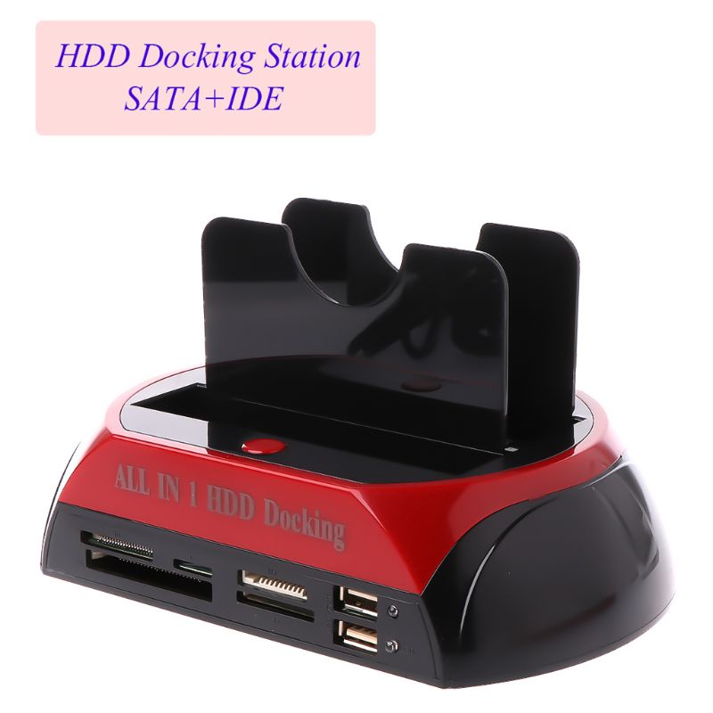Hộp đựng ổ cứng ngoài DOU IDE SATA Dual tất cả trong 1 HDD 2.5 3.5 đầu đọc USB 2.0