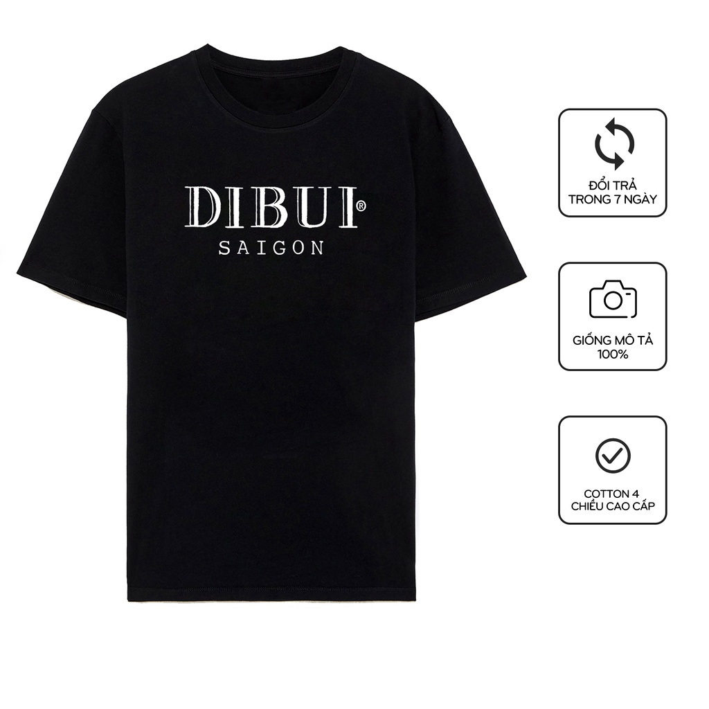 Áo thun Đi Bụi Sài Gòn tấu hài thương hiệu, unisex nam nữ cotton 4 chiều mặc phong cách trẻ trung, năng động