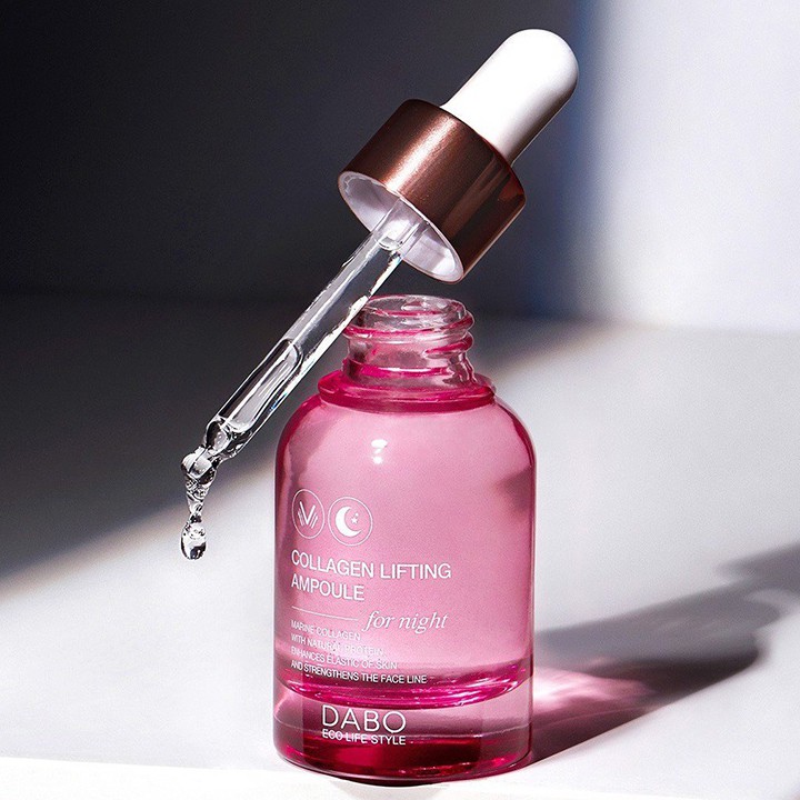 Tinh chất Cao cấp Collagen nâng cơ , chống lão hóa ban đêm - DABO Collagen Lifting Ampoule 30ml - Hàng Chính Hãng