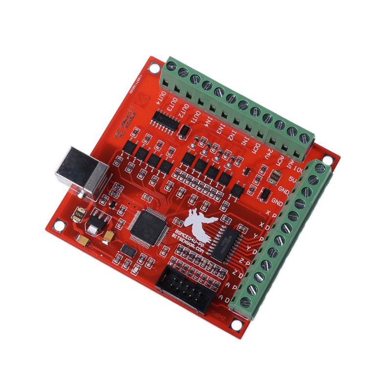 CNC USB MACH3 100Khz Breakout Board 4 Axis Interface Driver Motion Controller DIY Accessories