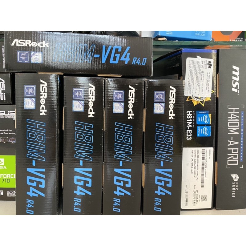 H81-VG4 ASROCK siêu nhỏ làm case mini pc | BigBuy360 - bigbuy360.vn