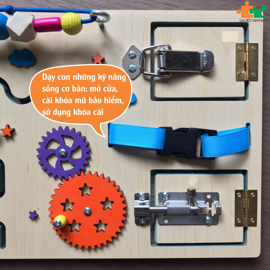 Phụ kiện làm busy board bảng bận rộn - Khóa lẫy hòm