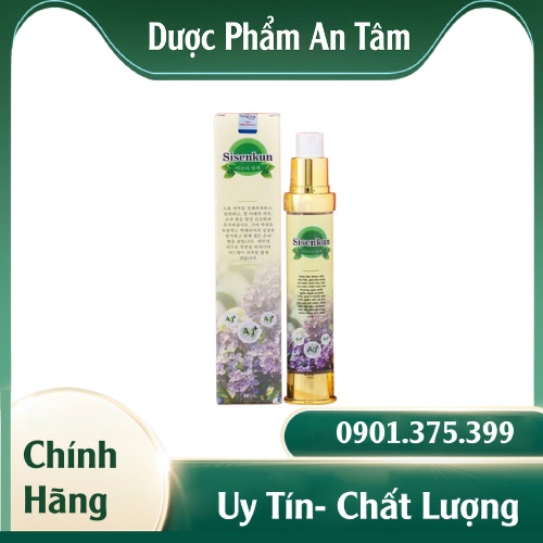Xịt Thảo Dược Sisenkun SẠCH MỒ HÔI TAY CHÂN - Ngăn Mùi Vượt Trội 72h, 100% Thảo Dược Từ Thiên Nhiên