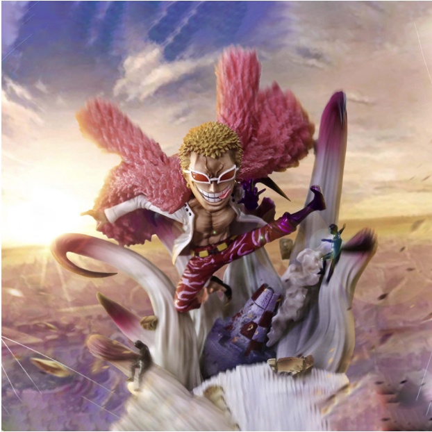 Mô Hình One Piece,  Doflamingo Hàng Siêu Đẹp - Cao 13cm - Tượng Figure