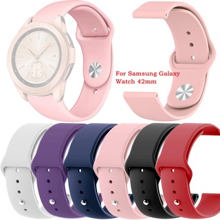 🎈Mr.Monster🎈Dây đeo thay thế bằng silicone kiểu dáng thể thao cho đồng hồ Samsung Galaxy Watch 42mm