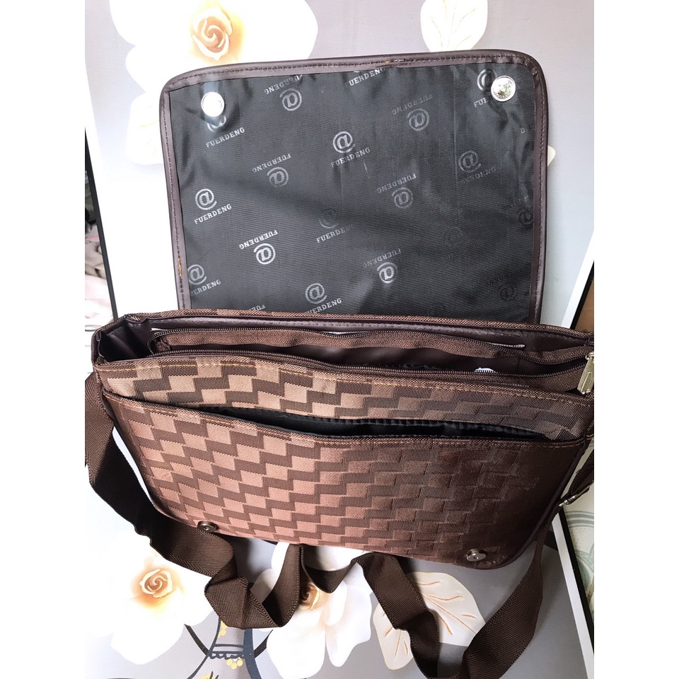 Túi Xách Thời Trang Nữ Cao Cấp Giả Da Đựng Máy Tính Laptop 14 inch Vải Mềm Đẹp Phong Cách Kiểu Hàn Quốc.