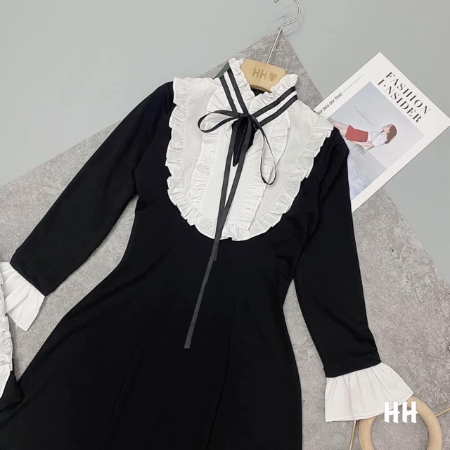 VÁY CỔ NƠ PHA VIỀN BÈO | BigBuy360 - bigbuy360.vn