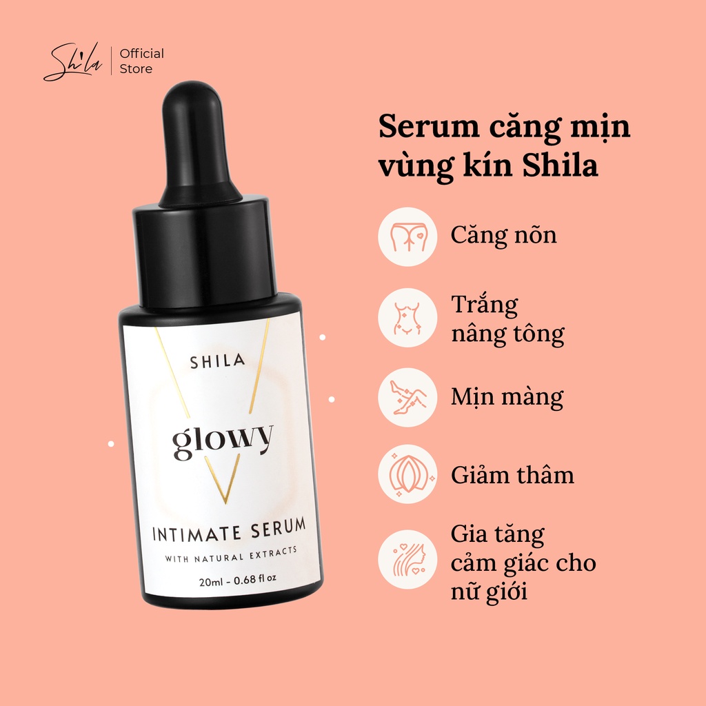 Combo 2 Tinh chất phục hồi Shila (Shila Serum Pinky, Shila Serum Glowy)