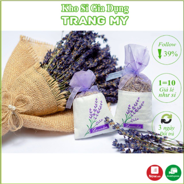 Túi thơm hoa oải hương lavender treo phòng ngủ, khử mùi cho căn phòng của bạn