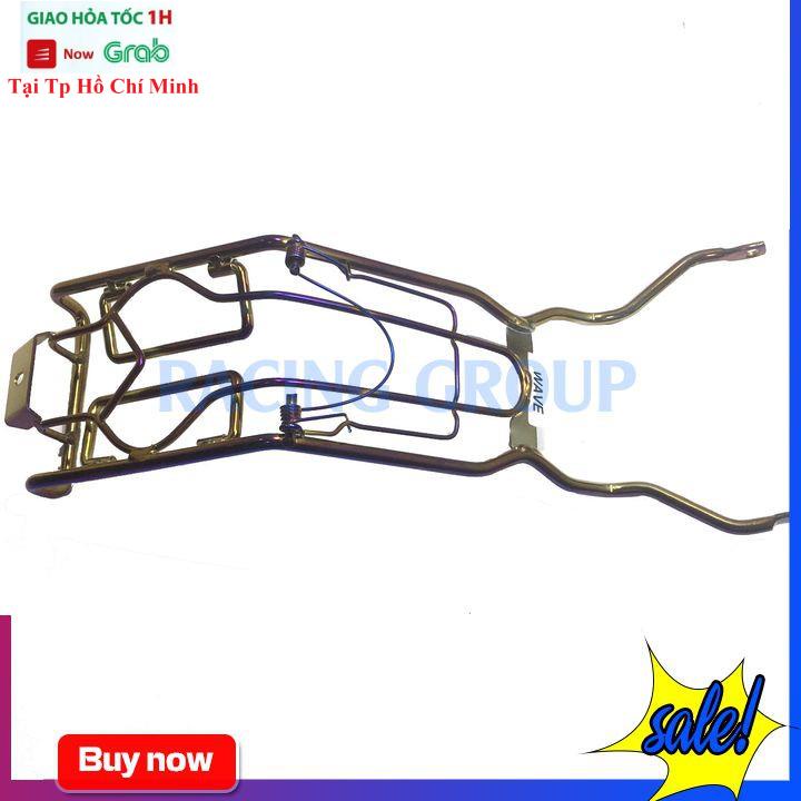 Baga Giữa Xe Máy Wave Anpha Màu Titan Tặng Kèm Bọc Chân Chống