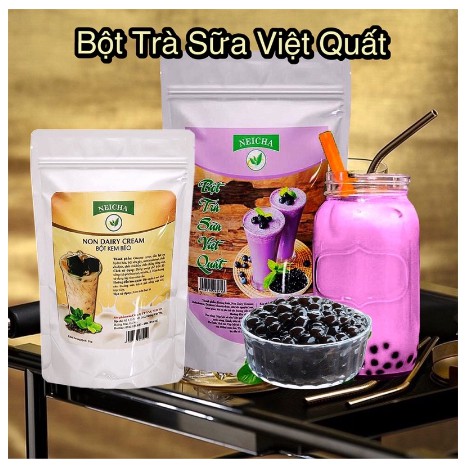 Bột trà sữa pha sẵn vị việt quất Neicha gói 1kg, trà sữa việt quất pha sẵn vị mới thơm ngon đậm vị (Gói 1kg/30 ly)