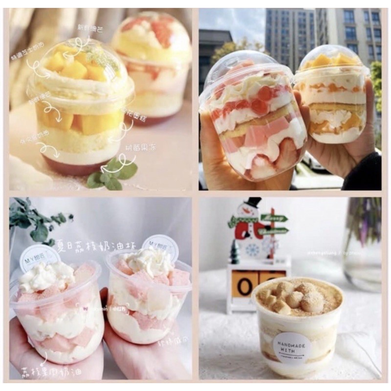 10 cốc bầu u360ml đựng trà sữa,tàu hũ trân châu (có nắp)