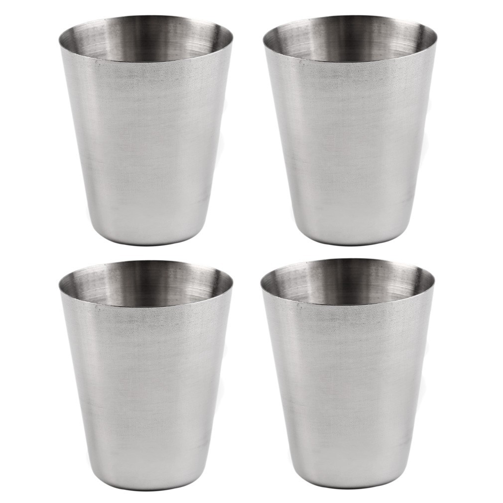 1 Bộ 4 Ly Uống Trà Cà Phê Dùng Khi Đi Cắm Trại Ốp