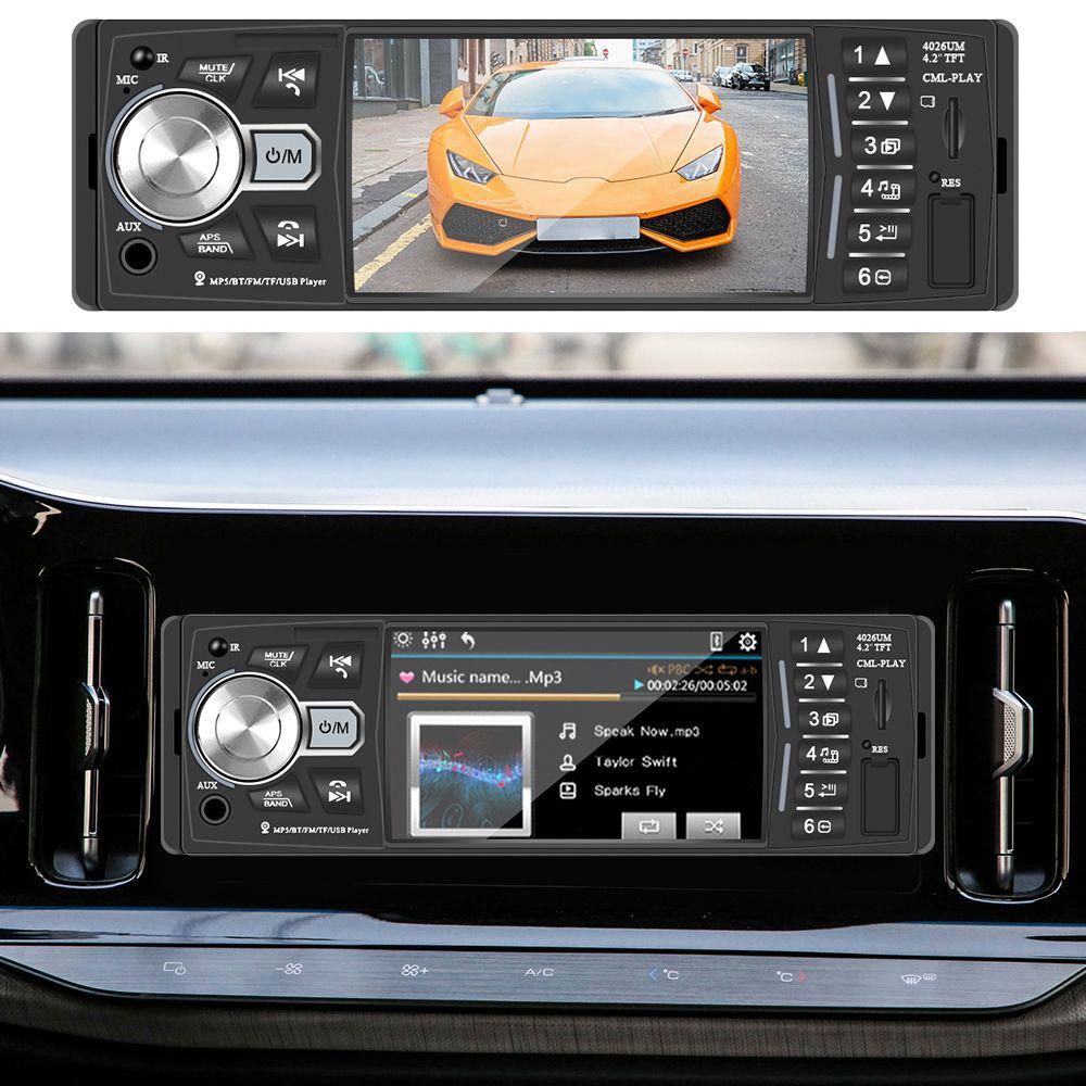 Máy Nghe Nhạc MP5 SUYO Có Camera Gắn Kính Chiếu Hậu Xe Hơi