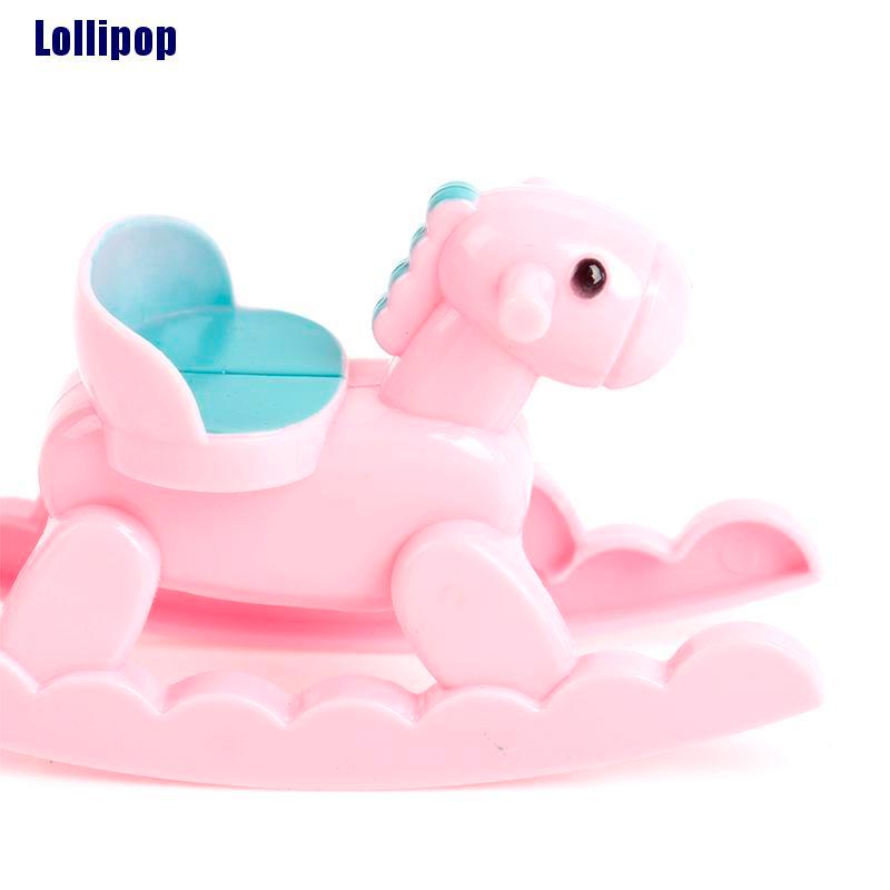 Giường ngủ/ Ngựa trang trí nhà búp bê cho bé gái