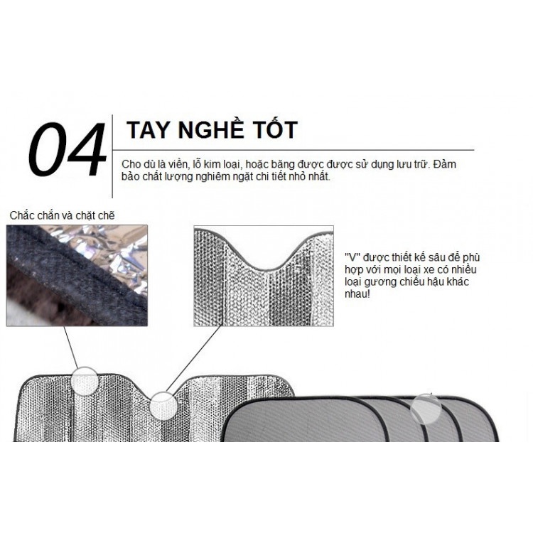 Tấm Chắn Nắng Xe Ô Tô Che Nắng Kính Lái Cao Cấp | BigBuy360 - bigbuy360.vn