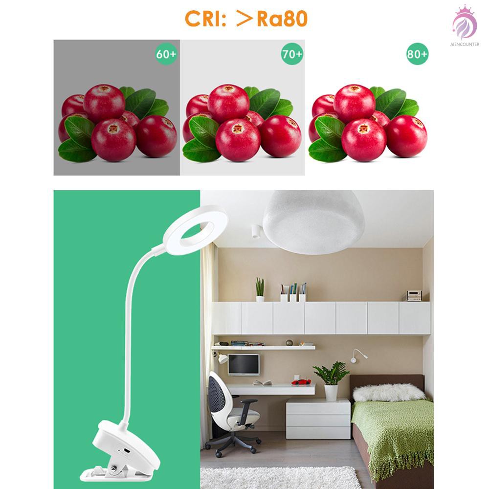 Đèn Led Đọc Sách Để Bàn Cảm Ứng 360 Độ 3 Màu Sắc Tùy Chọn