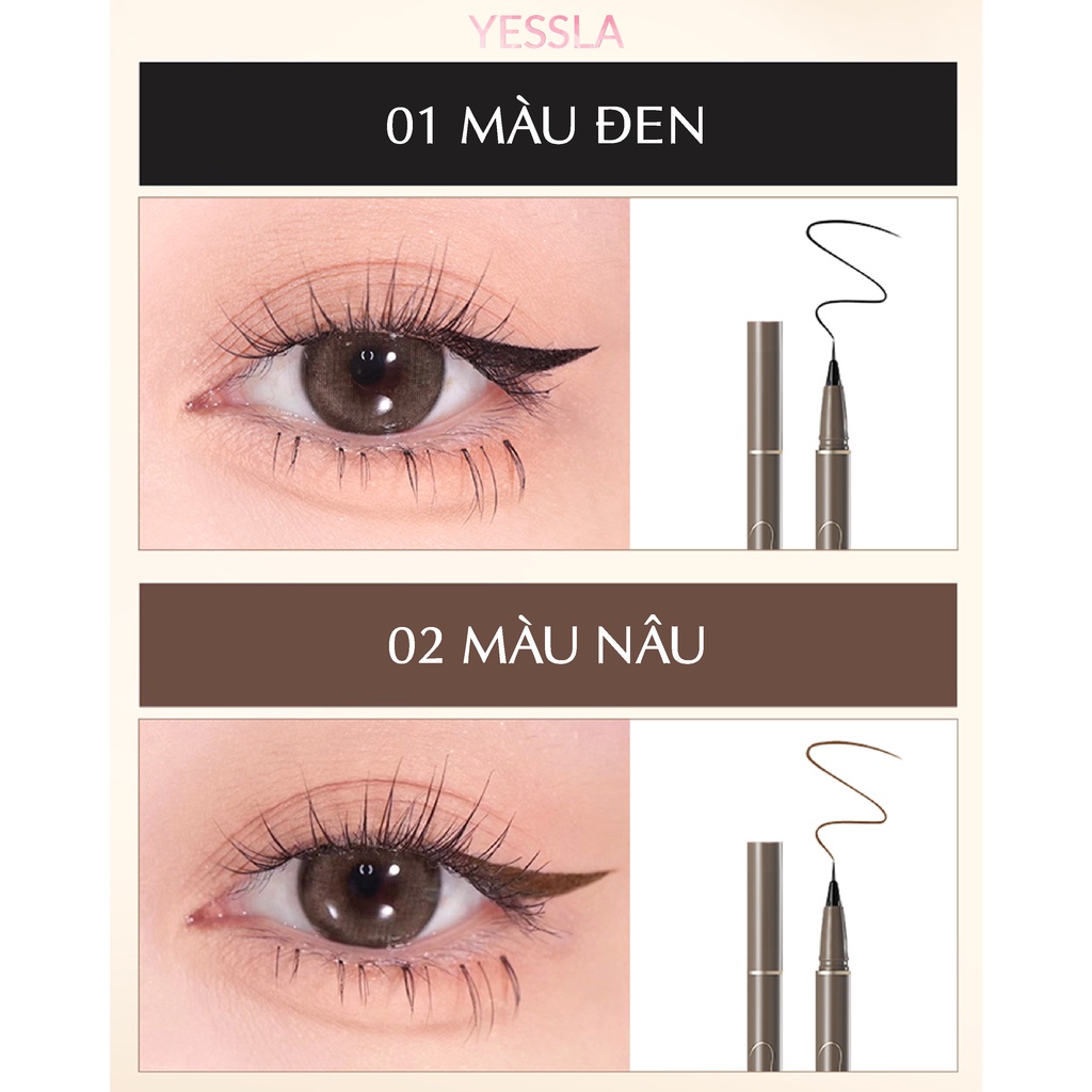 JUDYDOLL - Bút kẻ mắt đầu bút chỉ 0.014mm siêu mảnh mịn bền màu chống nước