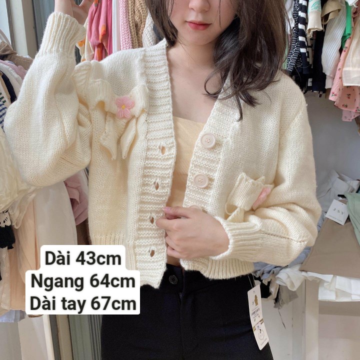 Khoác len lửng khuy to 65181, 65185
