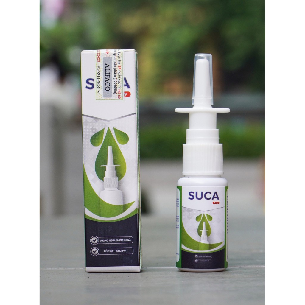 Suca Spray - Xịt hỗ trợ  thông mũi , sổ mũi , viêm mũi dị ứng