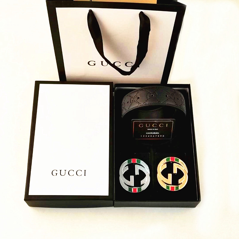 Thắt Lưng Gucci Chất Liệu Da Bò Sang Trọng Thời Trang Cho Nam Và Nữ