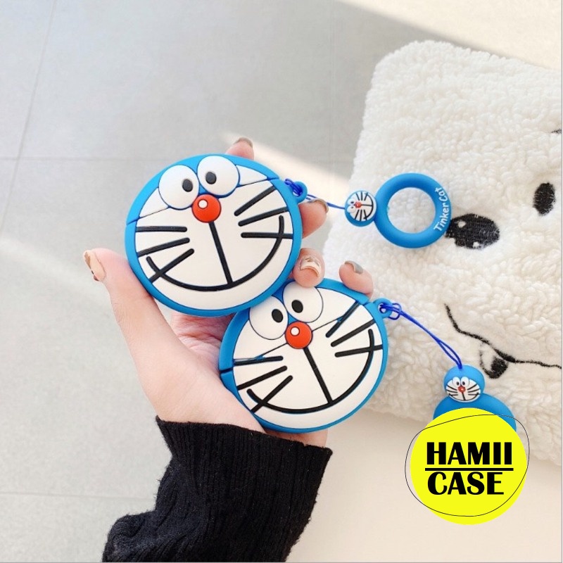Case DOREMON chống bẩn cho tai nghe bluetooth 1/2/3/Pro, vỏ bảo vệ tai nghe, chống sốc và ngăn bụi