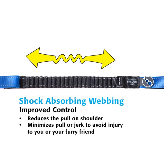 [Size M] Dây dắt cho thú cưng ROGZ  UTILITY SNAKE CONTROL LEAD (MEDIUM) (1.4m)