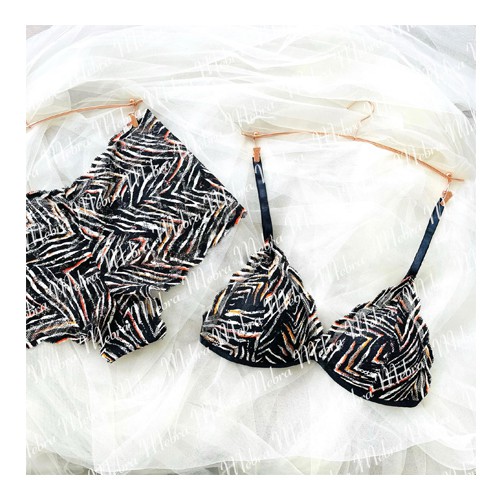 Bộ đồ lót bralette ren hàn không gọng mút mỏng có tăng đê 4 chiều thương hiệu Mebra,đồ lót sexy _ MB012